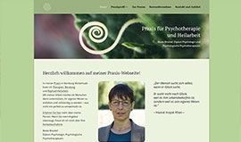 Webdesign für Psychotherapie-Praxis Brückel